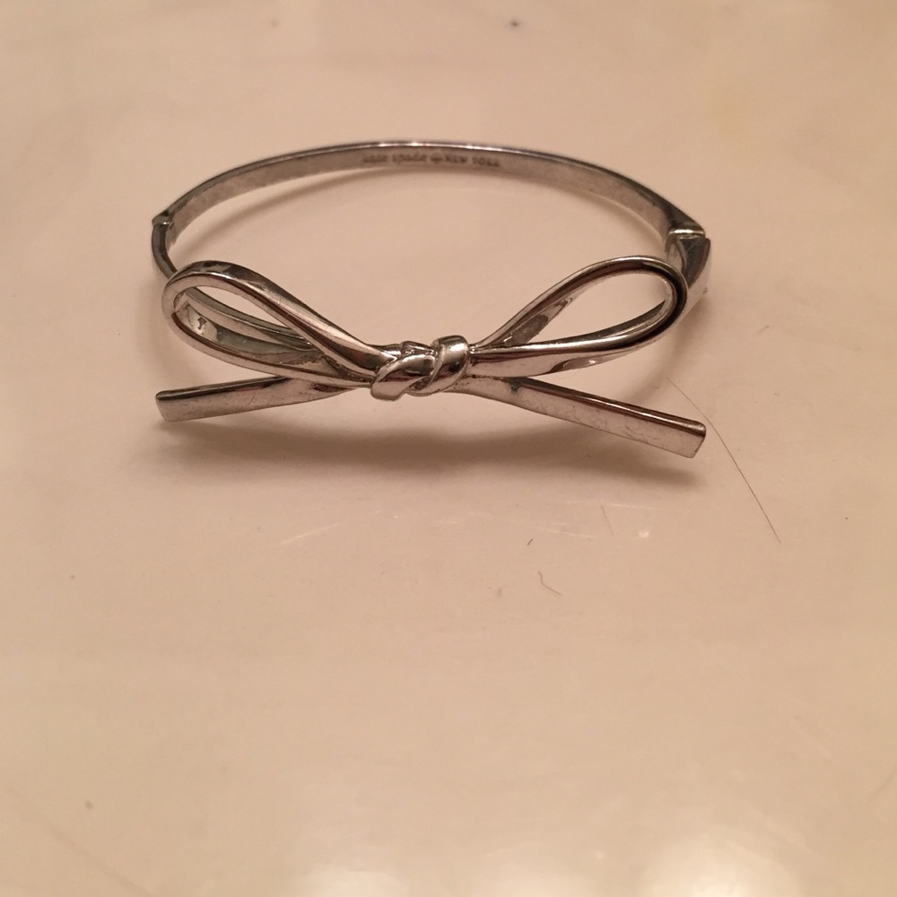 Kate spade silver bow bracelet