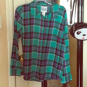 Flannel top NWOT