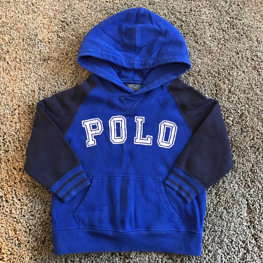Boys polo Ralph Lauren hoodie with kangaroo pouch