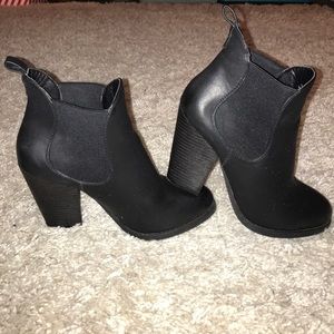 Mossimo- Black Heeled Booties