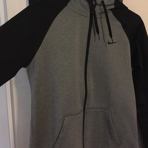 Black & grey nike womens jacket