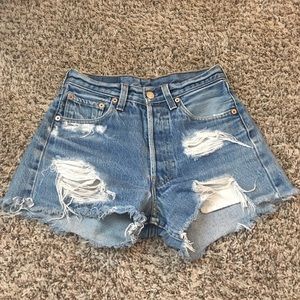 High Waisted Levi Shorts