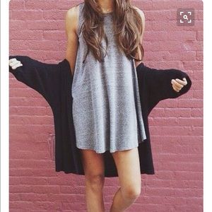 Gray T-Shirt dress