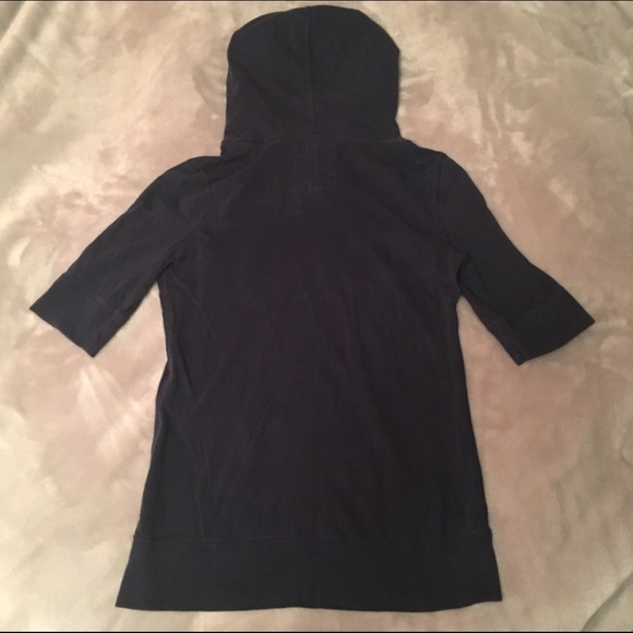 Navy Blue Hollister Hooded Top - Picture 4 of 4