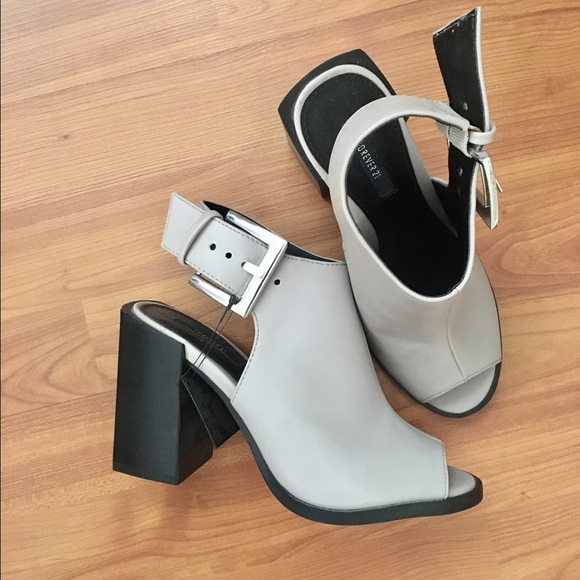 Forever 21 Shoes - Forever 21 peep toe booties