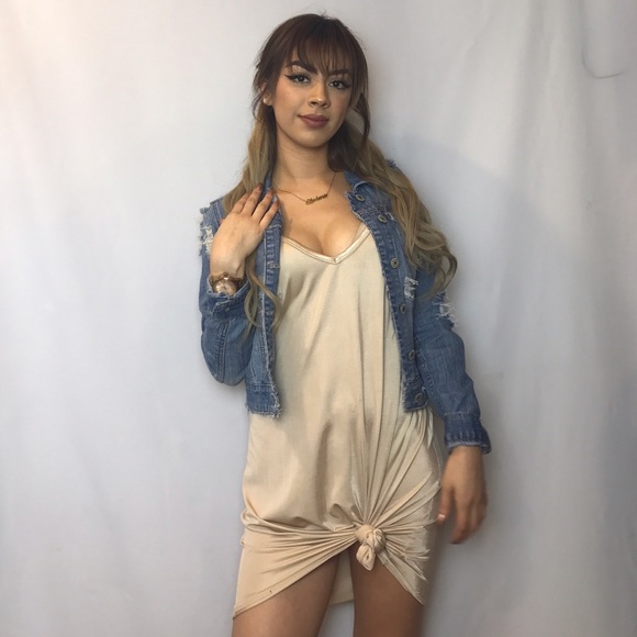 Dresses & Skirts - Nude Slip Dress