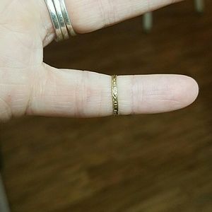 14k gold pinky ring
