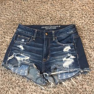 High waisted American Eagle jean shorts
