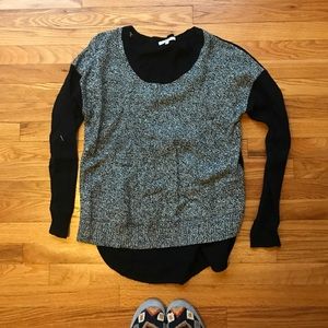 Grey/black sweater