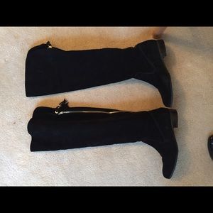 Enzo black suede boots (says 9 M but is 9.5 M)