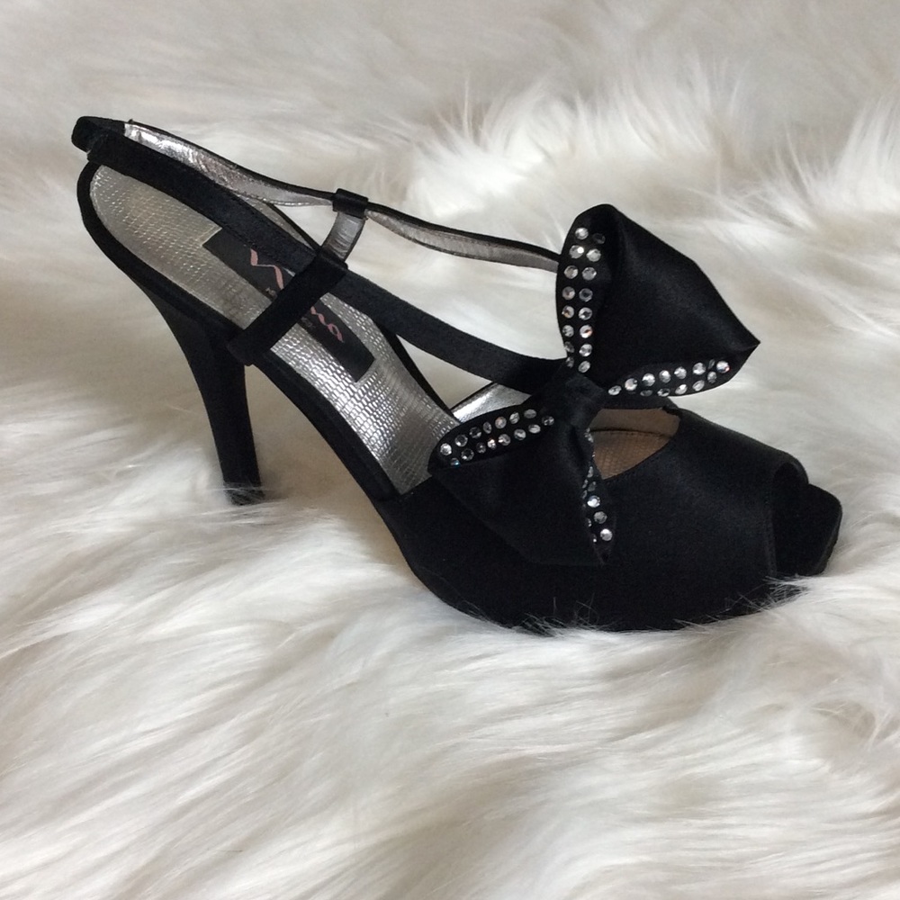 Nina Heels W/ Rhinestones