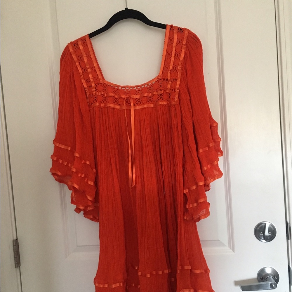 Jen's Pirate Booty - Orange Dress