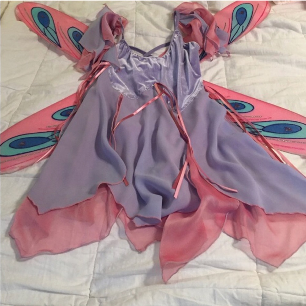 Fairy costume with wings