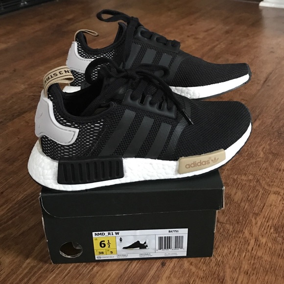 black and purple nmds