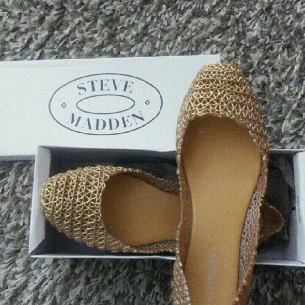 Steve Madden glitter flats shoes