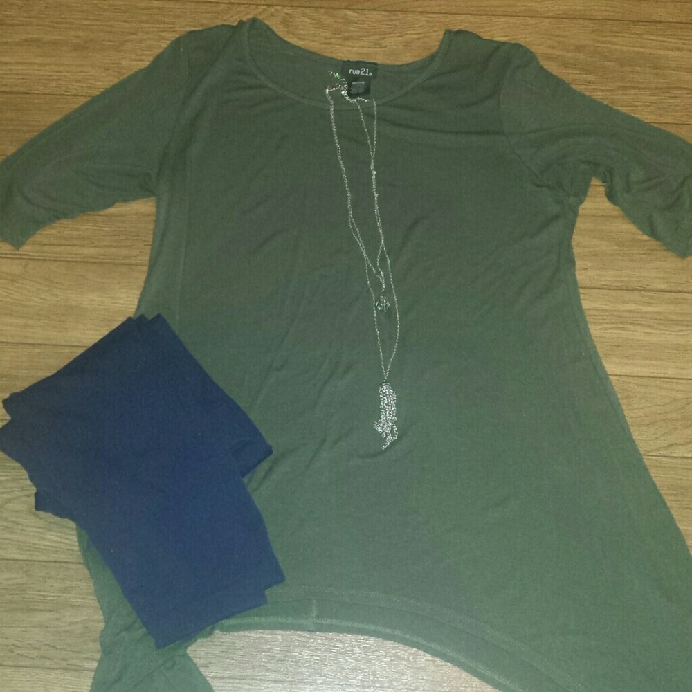 Army green tunic