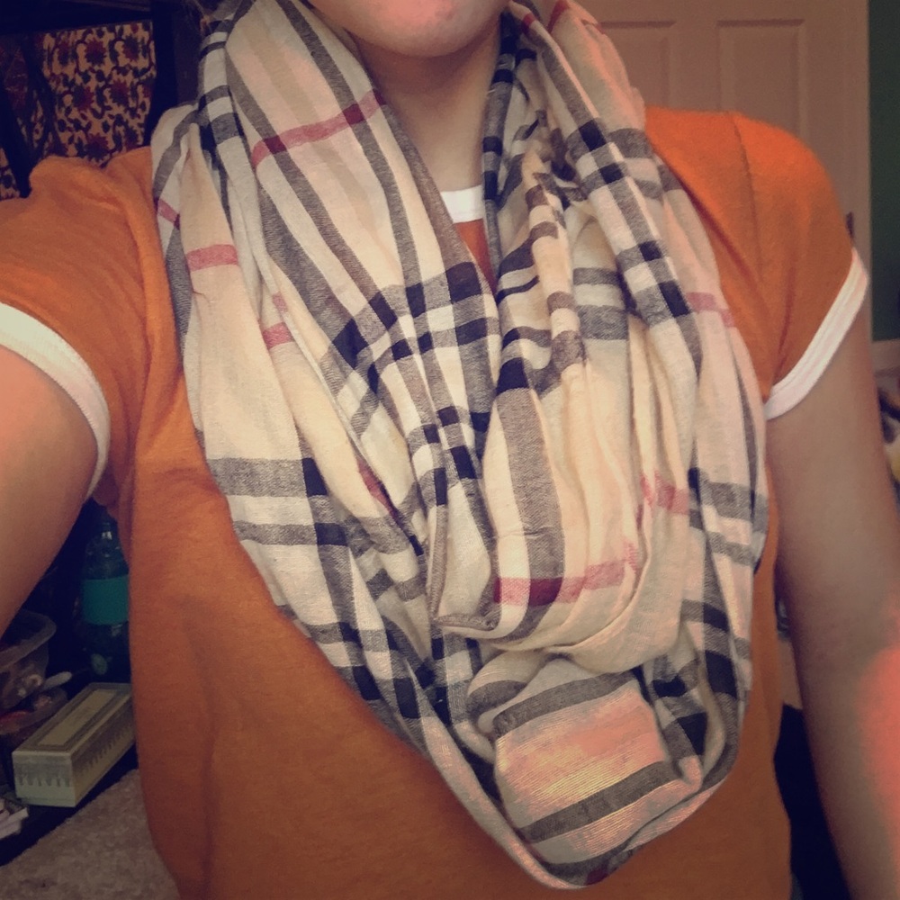 Plaid scarf