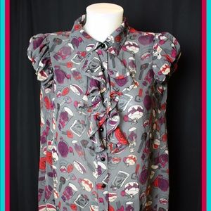 **SUMMER SALE** Make Up Inspired Blouse