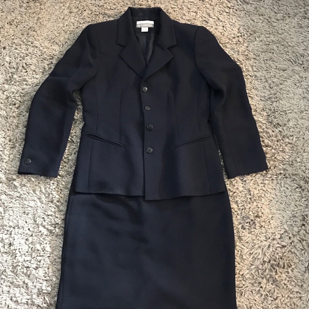 Navy Blue Petite suit
