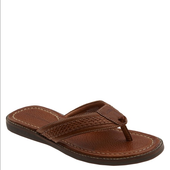 Tommy Bahama Other - Tommy Bahama Leather Flip Flop NIB Sz 8