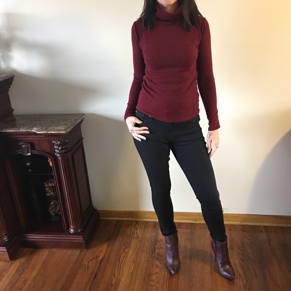 Lace Up Open Back Sweater Top - Picture 2 of 4