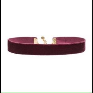 Bordeaux Velvet Choker