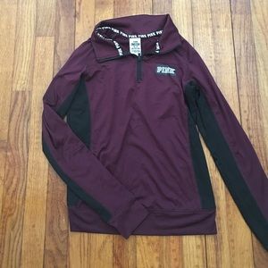 PINK ultimate half zip
