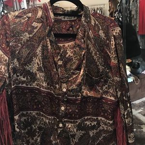 Buttoned down top from France