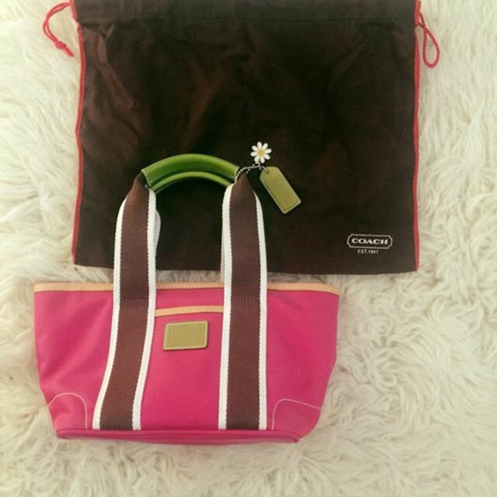 NWOT Coach Hamptons Weekend Mini Tote