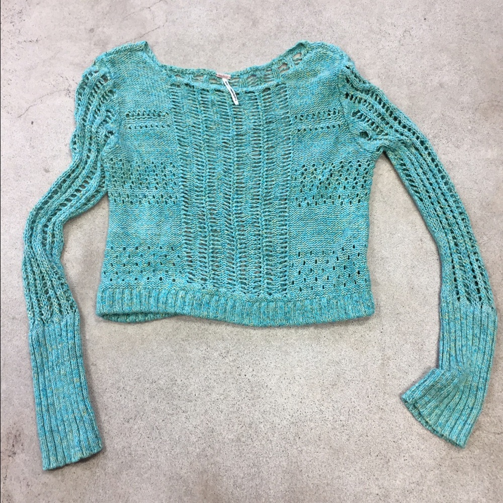 Free people goccia crop sweater