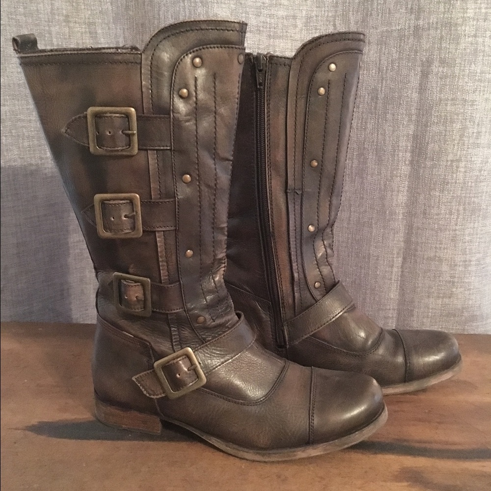 Vintage Leather Brown Boots