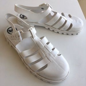 JuJu White Jelly Shoes
