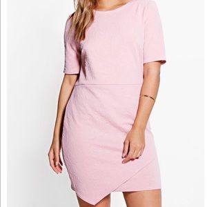 Boohoo plus Lucy Asymmetric Dress