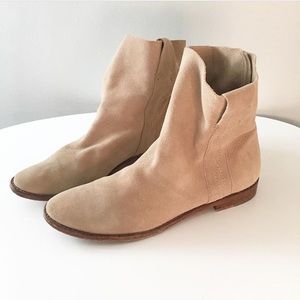 Joie tan suede ankle boots