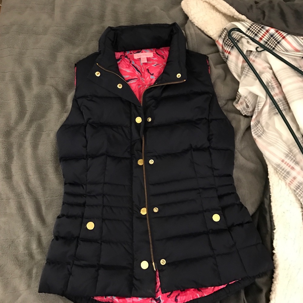Navy XS Lilly Pulitzer vest