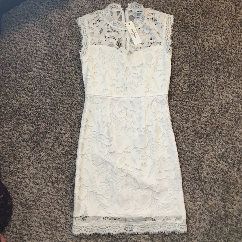 SOLD- White Lace dress