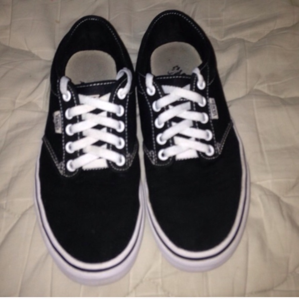 Women's Size 8 Black Vans