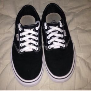 Women's Size 8 Black Vans