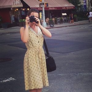 Anthropologie Maeve honeyed life shirt dress