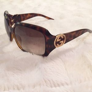 Gucci tortoise women's sunglasses