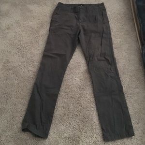 American Eagle Slim Straight Dark Grey Pants