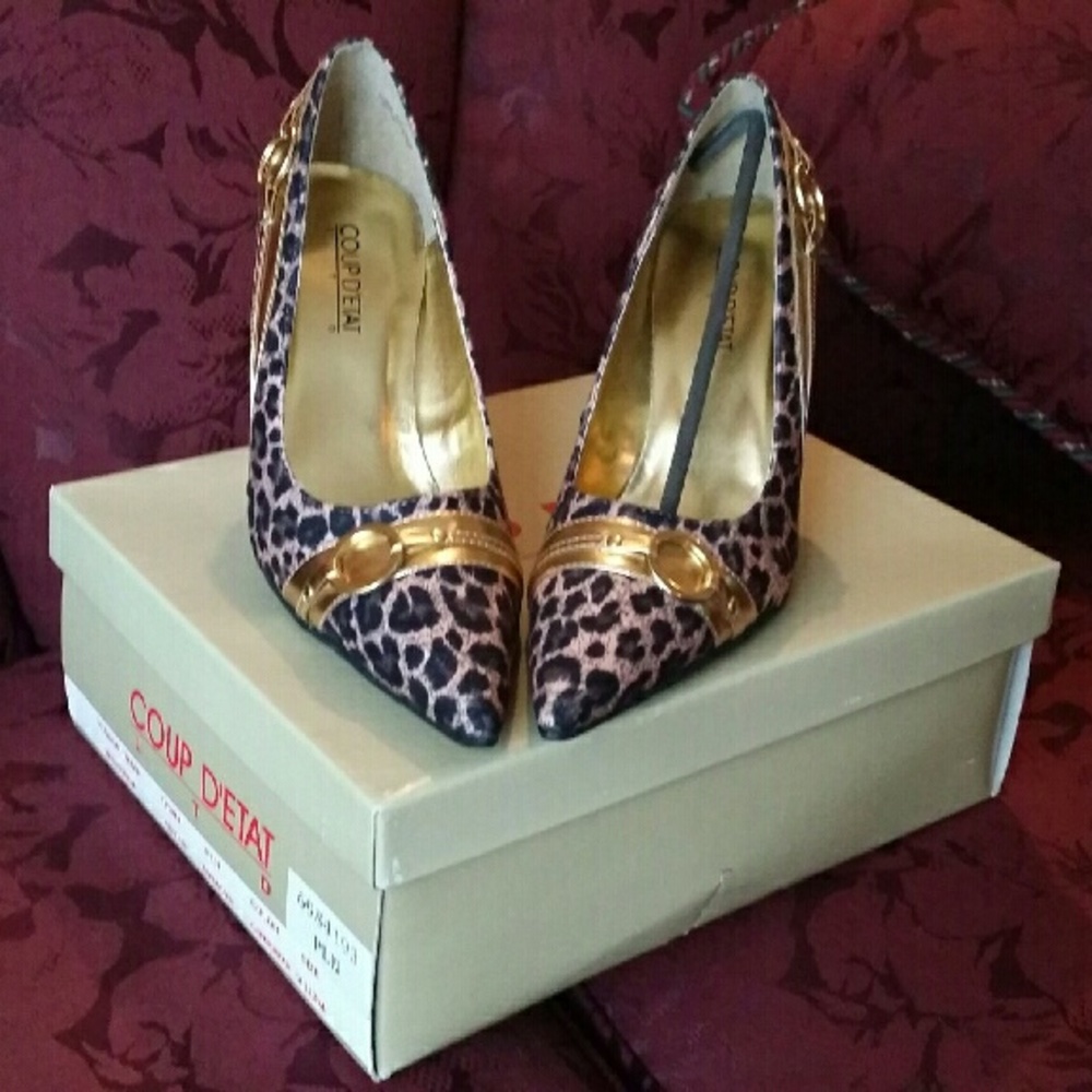 Animal Print Pumps