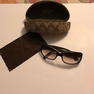 Black Coach sunglasses!
