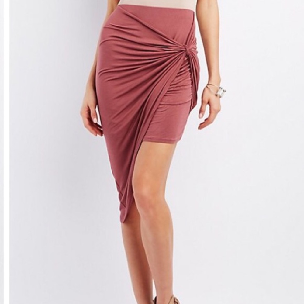 Charlotte Russe asymmetrical skirt