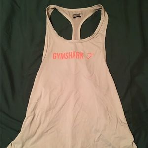 Gymshark Gray/Orange Racerback Tank