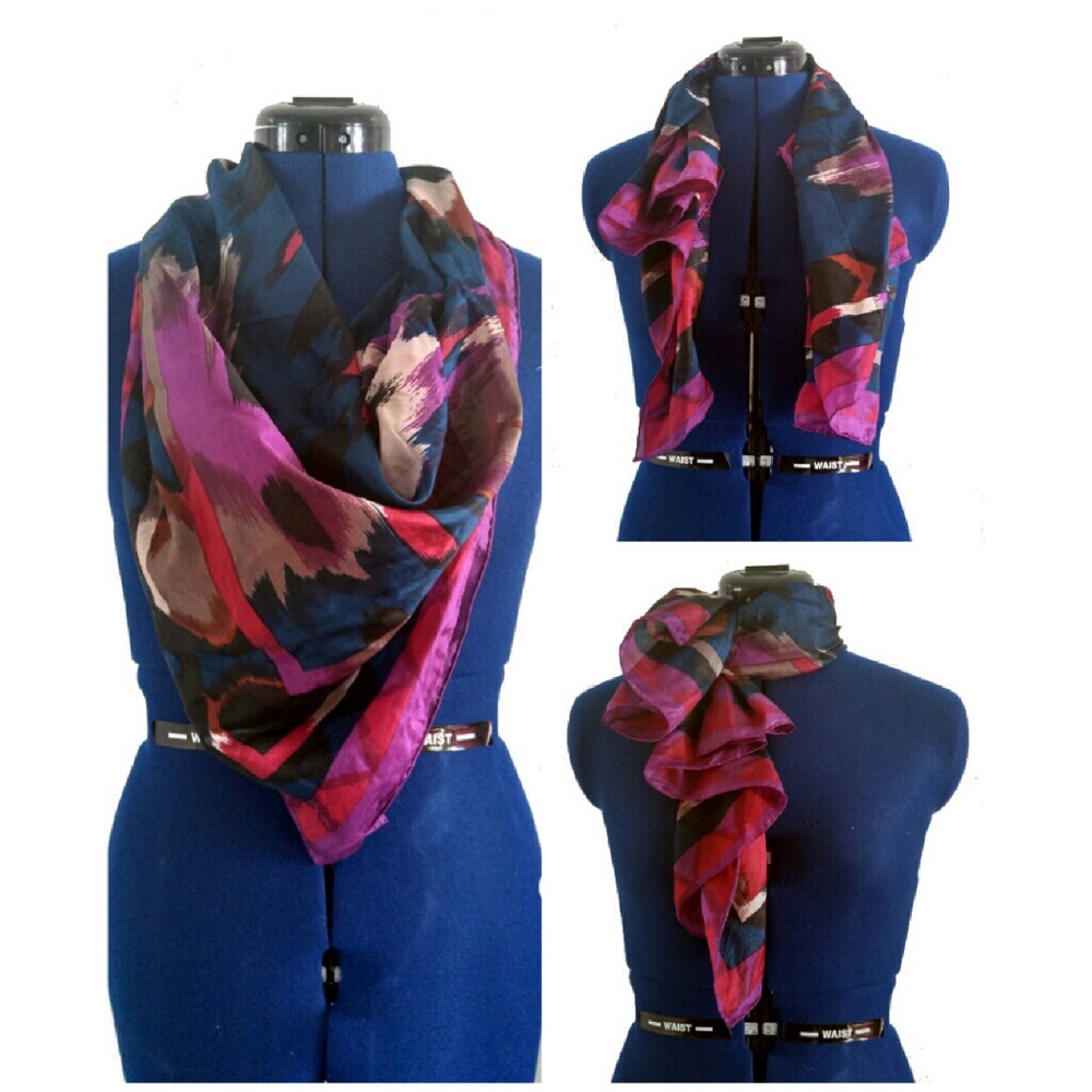 Aztec Pattern Square Scarf