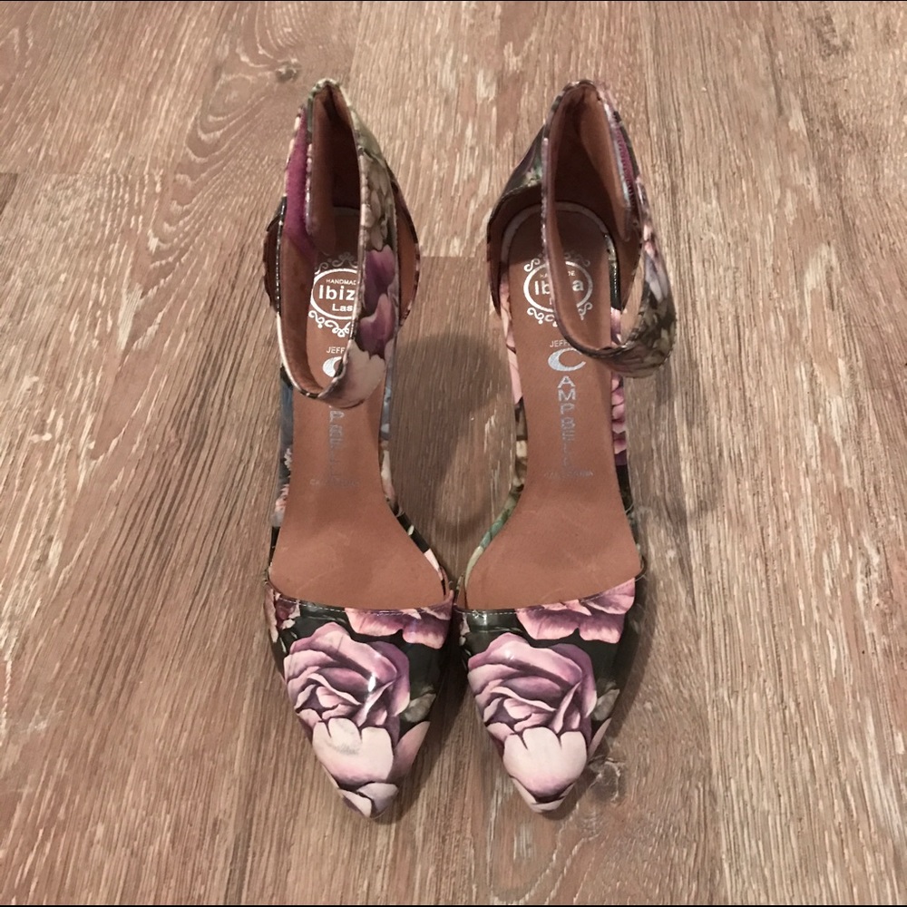 Jeffrey Campbell Floral Solitaire Pumps