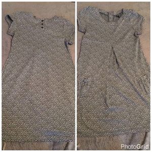 Black & white dressy casual dress