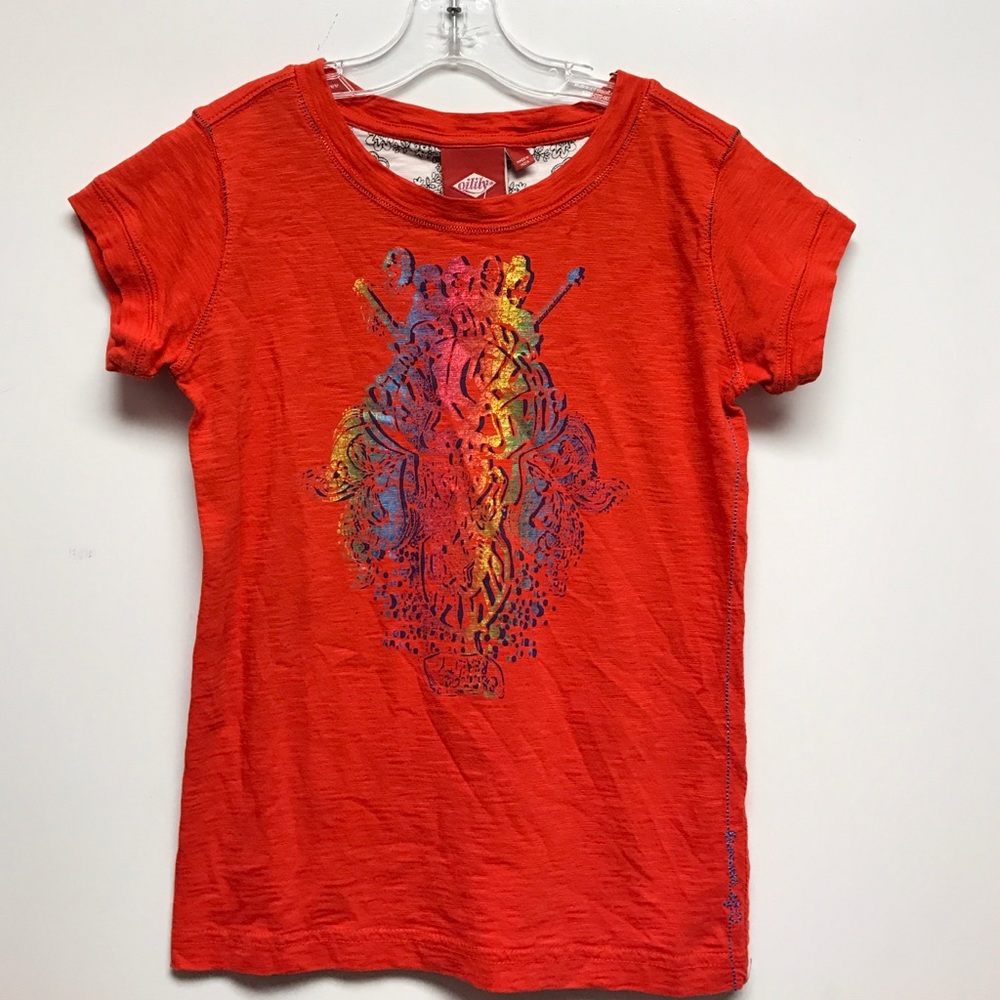 Oilly 140 10 rainbow foil insect tee shirt Bin7