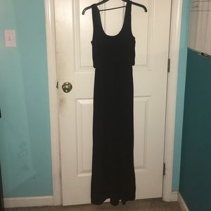 Long black dress